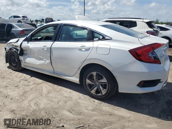 2019 Honda Civic Sedan LX with VIN 19XFC2F68KE028664, listed as a Copart auction lot 62253534 with 142,812 mi miles and Salvage Title. Bid and sale history available at carsss.com. Image 2.