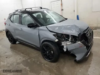 2021 Nissan Kicks SR with VIN 3N1CP5DV1ML538827, listed as a Copart auction lot 48983055 with 16,686 mi miles and Salvage Title. Bid and sale history available at carsss.com. Image 4.