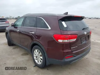 2017 Kia Sorento LX with VIN 5XYPG4A31HG259077, listed as a IAAI auction lot 42199198 with Not Provided miles. Bid and sale history available at carsss.com. Image 3.