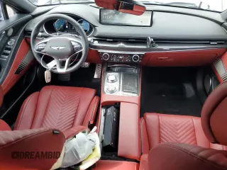 2023 Genesis G80 Sport with VIN KMTGB4SD6PU185868, listed as a Copart auction lot 39328284 with 9,260 mi miles and . Bid and sale history available at carsss.com. Image 8.