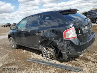2008 Ford Edge SEL with VIN 2FMDK38C58BB20314, listed as a Copart auction lot 49814225 with 0 mi miles and Salvage Title. Bid and sale history available at carsss.com. Image 2.