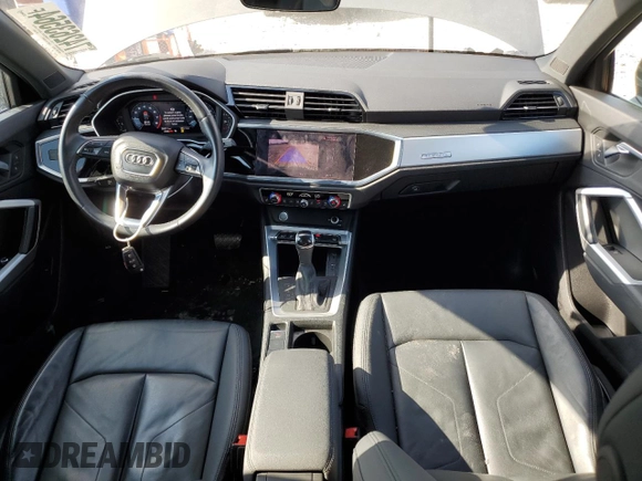 2020 Audi Q3 S line Premium with VIN WA1DECF38L1044231, listed as a Copart auction lot 74263564 with 28,011 mi miles and Clean Title. Bid and sale history available at carsss.com. Image 8.