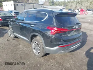 2023 Hyundai Santa Fe Hybrid Limited with VIN 5NMS5DA11PH023273, listed as a IAAI auction lot 41146668 with 19,283 mi miles. Bid and sale history available at carsss.com. Image 3.