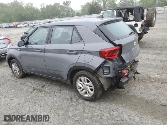 2021 Hyundai Venue SE with VIN KMHRB8A39MU073354, listed as a Copart auction lot 53810784 with 86,679 mi miles and Salvage Title. Bid and sale history available at DreamBid. Image 2.