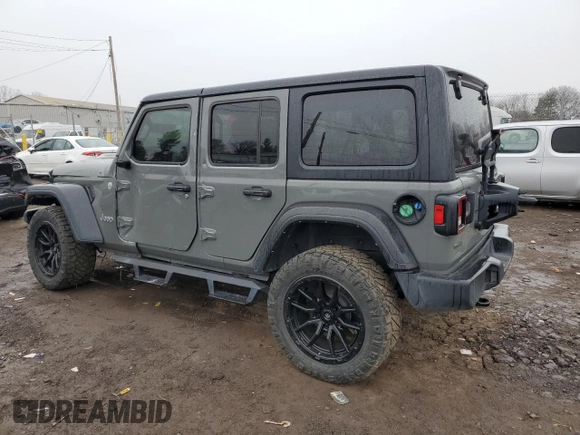 2022 Jeep Wrangler Unlimited Willys Sport with VIN 1C4HJXDM0NW256150, listed as a Copart auction lot 46171125 with 35,846 mi miles and Clean Title. Bid and sale history available at DreamBid. Image 2.