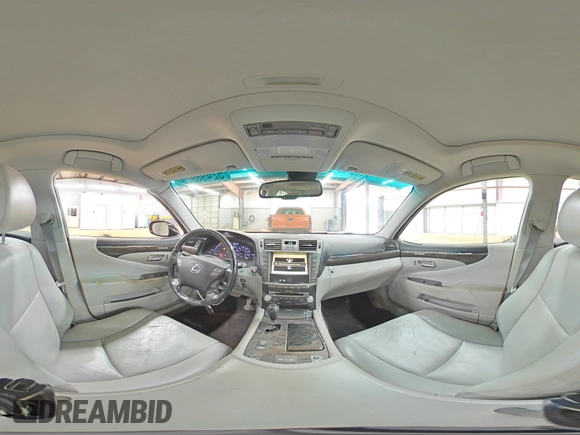 2011 Lexus LS 460 with VIN JTHBL5EF8B5106422, listed as a Copart auction lot 52498925 with 119,072 mi miles and Salvage title. Bid and sale history available at DreamBid. Image 14.