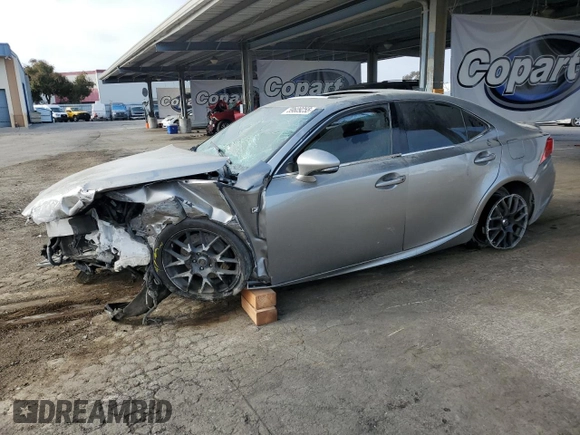 2016 Lexus IS 200t with VIN JTHBA1D28G5036909, listed as a Copart auction lot 59609255 with 141,049 mi miles and Salvage title. Bid and sale history available at DreamBid. Image 1.