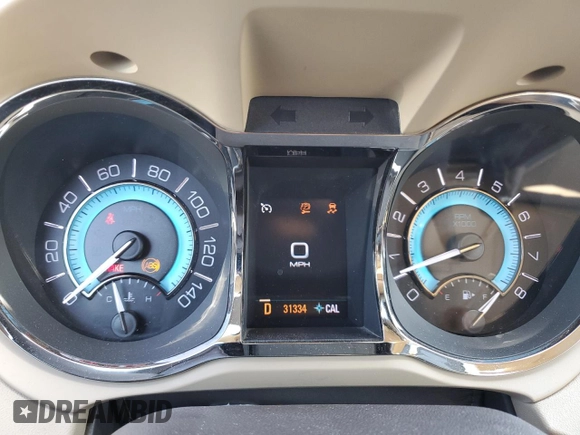 2012 Buick LaCrosse Leather with VIN 1G4GC5E34CF166430, listed as a Copart auction lot 56374875 with 31,334 mi miles and Salvage title. Bid and sale history available at DreamBid. Image 9.