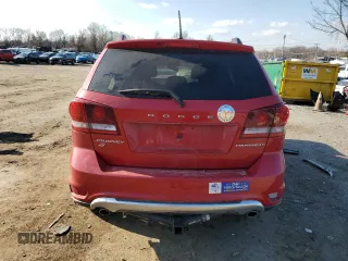 2018 Dodge Journey Crossroad with VIN 3C4PDDGG3JT387161, listed as a Copart auction lot 44613065 with Not Provided miles and Salvage Title. Bid and sale history available at DreamBid. Image 6.