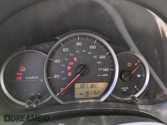 2014 Toyota Yaris L with VIN JTDKTUD36ED577725, listed as a Copart auction lot 52827275 with 161,152 mi miles and Salvage Title. Bid and sale history available at carsss.com. Image 9.