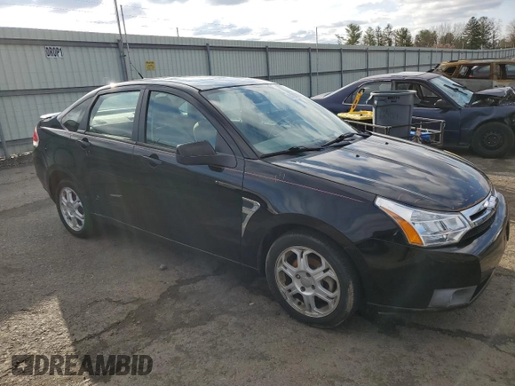 2008 Ford Focus SE with VIN 1FAHP35N18W152677, listed as a Copart auction lot 51209385 with 108,000 mi miles and Salvage Title. Bid and sale history available at carsss.com. Image 4.