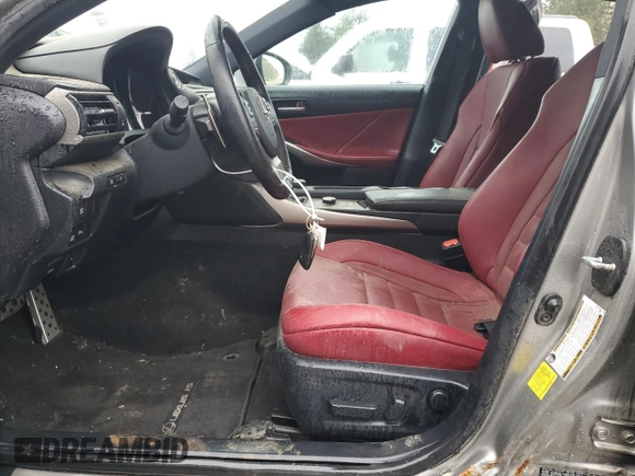 2020 Lexus IS 350 F Sport with VIN JTHGZ1E2XL5018242, listed as a Copart auction lot 51937885 with Not Provided miles and Salvage Title. Bid and sale history available at DreamBid. Image 7.