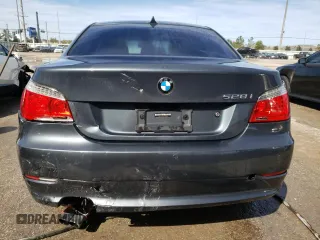 2008 BMW 5 Series 528i with VIN WBANU53578C115846, listed as a Copart auction lot 46415094 with 170,062 mi miles and Salvage Title. Bid and sale history available at carsss.com. Image 6.