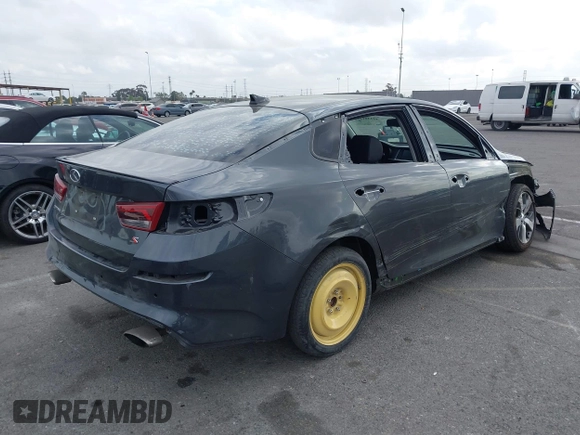2020 Kia Optima LX with VIN 5XXGT4L38LG419204, listed as a IAAI auction lot 42130121 with 46,237 mi miles and . Bid and sale history available at carsss.com. Image 4.
