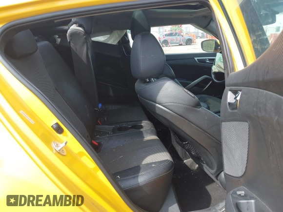 2013 Hyundai Veloster w/Black Int with VIN KMHTC6AD7DU161769, listed as a IAAI auction lot 42448221 with 139,936 mi miles and . Bid and sale history available at DreamBid. Image 8.