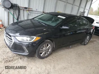2018 Hyundai Elantra GL with VIN KMHD84LFXJU611564, listed as a Copart auction lot 46128025 with 54,422 mi miles and Salvage Title. Bid and sale history available at DreamBid. Image 1.
