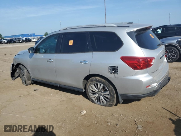 2017 Nissan Pathfinder Platinum with VIN 5N1DR2MM4HC606956, listed as a Copart auction lot 62236605 with 124,820 mi miles and Clean title. Bid and sale history available at DreamBid. Image 2.