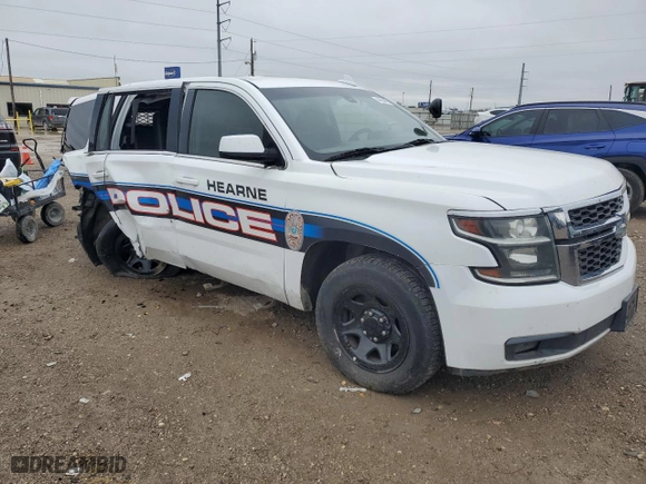 2016 Chevrolet Tahoe Commercial with VIN 1GNLCDEC5GR329224, listed as a Copart auction lot 44264475 with 0 mi miles and Salvage Title. Bid and sale history available at carsss.com. Image 4.