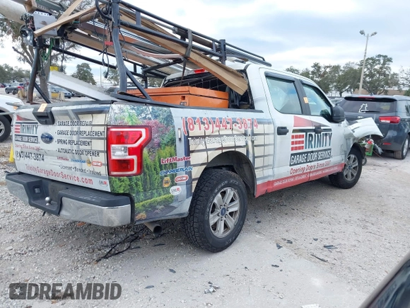 2019 Ford F-150 XL with VIN 1FTEW1CB9KFD18349, listed as a IAAI auction lot 41261246 with Not Provided miles and . Bid and sale history available at DreamBid. Image 4.