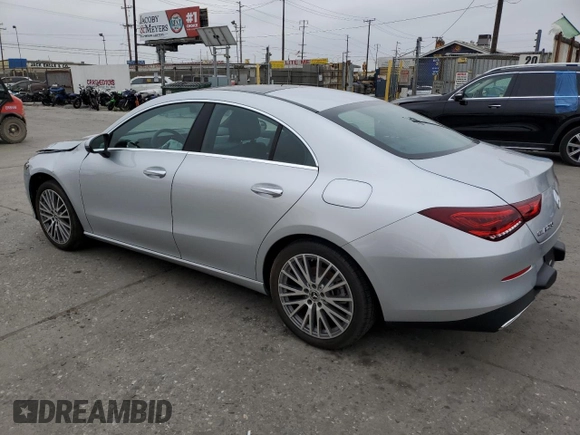 2023 Mercedes-Benz CLA 250 z VIN W1K5J4GB7PN386050, wystawiony jako Copart lot #58866305 z przebiegiem 14 883 mil mil oraz Szkoda całkowita • Salvage title. Historia ofert i sprzedaży dostępna na DreamBid. Obrazek 2.
