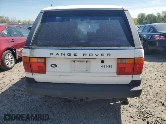 1996 Land Rover Range Rover with VIN SALPE1449TA343061, listed as a Copart auction lot 53206805 with 239,085 mi miles and Clean title. Bid and sale history available at DreamBid. Image 6.