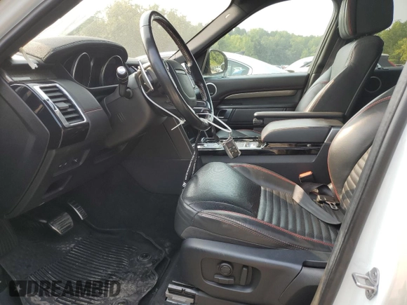 2017 Land Rover Discovery HSE Luxury with VIN SALRHBBV3HA018186, listed as a Copart auction lot 67214224 with Not Provided miles and Salvage Title. Bid and sale history available at carsss.com. Image 7.