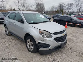 2017 Chevrolet Equinox LS with VIN 2GNALBEK5H1556183, listed as a IAAI auction lot 41510794 with 113,425 mi miles. Bid and sale history available at carsss.com. Image 1.