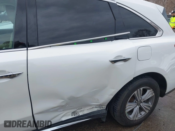 2020 Acura MDX with VIN 5J8YD4H30LL045764, listed as a IAAI auction lot 41697580 with 36,410 mi miles. Bid and sale history available at carsss.com. Image 6.