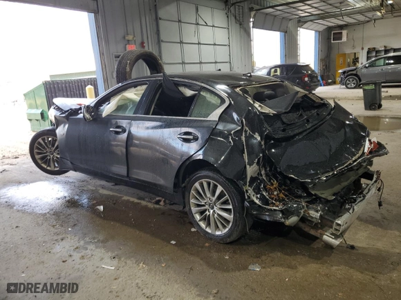 2020 Infiniti Q50 3.0t SPORT with VIN JN1EV7AR5LM250718, listed as a Copart auction lot 87297854 with 0 mi miles and Salvage Title. Bid and sale history available at carsss.com. Image 2.