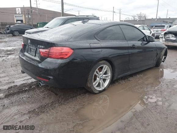 2014 BMW 4 Series 435i xDrive with VIN WBA3R5C57EK187561, listed as a IAAI auction lot 41722571 with 79,681 mi miles. Bid and sale history available at carsss.com. Image 4.