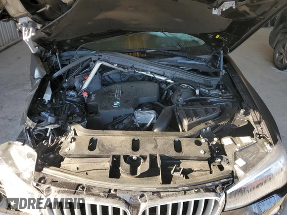 2017 BMW X4 xDrive28i with VIN 5UXXW3C54H0R23419, listed as a Copart auction lot 48313013 with 102,617 mi miles. Bid and sale history available at carsss.com. Image 11.