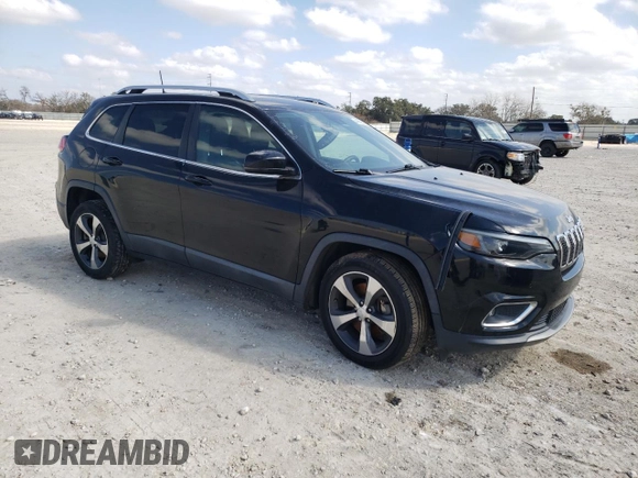 2019 Jeep Cherokee Limited with VIN 1C4PJLDX0KD144244, listed as a Copart auction lot 44028935 with 43,777 mi miles and Clean title. Bid and sale history available at DreamBid. Image 4.