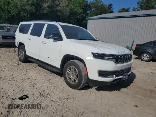 2024 Jeep Wagoneer with VIN 1C4SJSAP2RS145359, listed as a Copart auction lot 58918375 with 7,611 mi miles and Salvage title. Bid and sale history available at DreamBid. Image 4.
