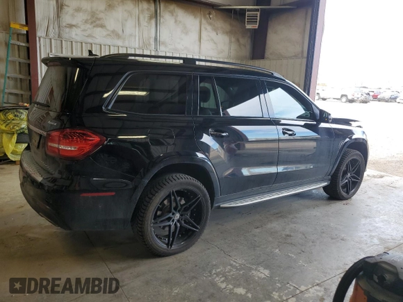 2019 Mercedes-Benz GLS 550 with VIN 4JGDF7DEXKB201499, listed as a Copart auction lot 54590684 with 45,890 mi miles and Salvage title. Bid and sale history available at DreamBid. Image 3.