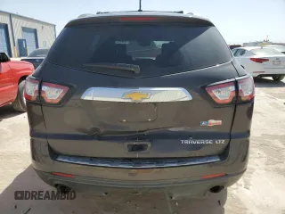 2014 Chevrolet Traverse LTZ with VIN 1GNKRJKD3EJ357184, listed as a Copart auction lot 48867145 with 155,816 mi miles and Salvage Title. Bid and sale history available at DreamBid. Image 6.