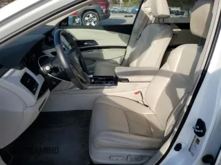 2015 Acura RLX Advance Pkg with VIN JH4KC1F9XFC001111, listed as a Copart auction lot 76793314 with 21,957 mi miles and Salvage Title. Bid and sale history available at carsss.com. Image 7.
