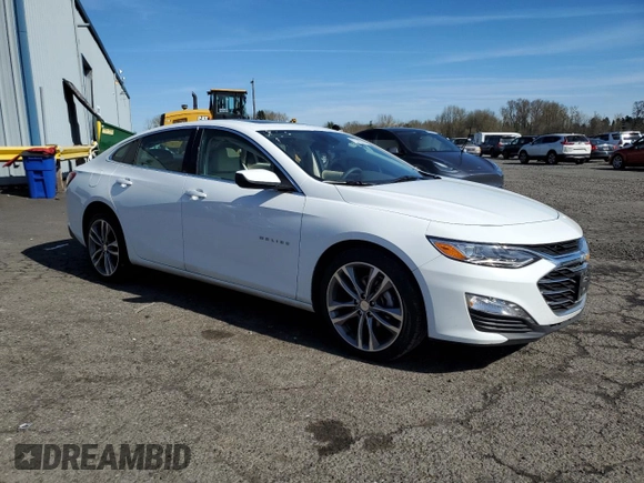 2024 Chevrolet Malibu LT with VIN 1G1ZE5ST7RF172042, listed as a Copart auction lot 50407405 with 27,490 mi miles and Salvage Title. Bid and sale history available at DreamBid. Image 4.