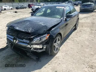 2016 Mercedes-Benz C 300 Luxury with VIN WDDWF4KB8GR167040, listed as a Copart auction lot 58181125 with 42,429 mi miles and Salvage title. Bid and sale history available at DreamBid. Image 13.