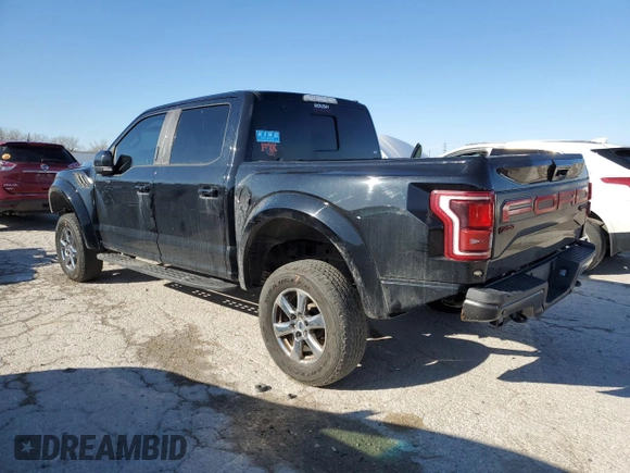 2017 Ford F-150 Raptor with VIN 1FTFW1RG1HFC89834, listed as a Copart auction lot 48938735 with 120,701 mi miles and Salvage Title. Bid and sale history available at carsss.com. Image 2.