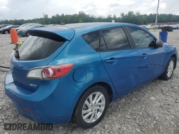 2012 Mazda 3 i Touring with VIN JM1BL1L71C1618361, listed as a Copart auction lot 59713615 with Not provided miles and Clean title. Bid and sale history available at DreamBid. Image 3.