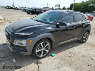 2018 Hyundai Kona Ultimate with VIN KM8K53A5XJU098580, listed as a Copart auction lot 58132274 with 70,963 mi miles and Salvage Title. Bid and sale history available at carsss.com. Image 1.