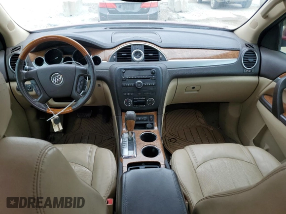 2012 Buick Enclave Leather with VIN 5GAKRCED0CJ175036, listed as a Copart auction lot 50135675 with 137,036 mi miles and Salvage Title. Bid and sale history available at carsss.com. Image 8.