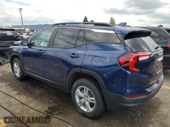 2023 GMC Terrain SLE with VIN 3GKALTEG7PL128059, listed as a Copart auction lot 58479105 with 21,190 mi miles and Non repairable. Bid and sale history available at DreamBid. Image 2.