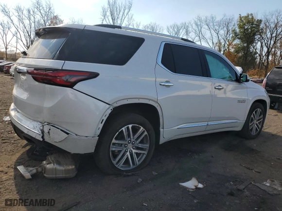 2023 Chevrolet Traverse High Country with VIN 1GNEVNKW3PJ325713, listed as a Copart auction lot 77444454 with 9,733 mi miles and Salvage Title. Bid and sale history available at carsss.com. Image 3.