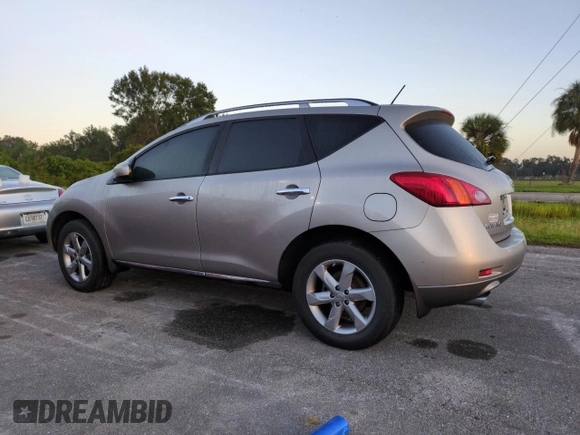 2009 Nissan Murano SL with VIN JN8AZ18U09W103215, listed as a Copart auction lot 74713684 with 0 mi miles and Salvage Title. Bid and sale history available at carsss.com. Image 2.