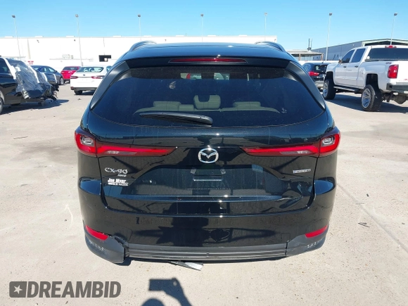 2024 Mazda CX-90 3.3 Turbo Preferred with VIN JM3KKBHD9R1179868, listed as a IAAI auction lot 40945785 with 269 mi miles. Bid and sale history available at carsss.com. Image 17.