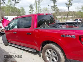 2024 Ford F-150 XLT with VIN 1FTFW3LD8RFA31497, listed as a IAAI auction lot 41941063 with 1 mi miles. Bid and sale history available at carsss.com. Image 14.