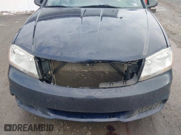 2013 Dodge Avenger SE with VIN 1C3CDZAB3DN540624, listed as a IAAI auction lot 42016643 with 174,000 mi miles and . Bid and sale history available at carsss.com. Image 6.