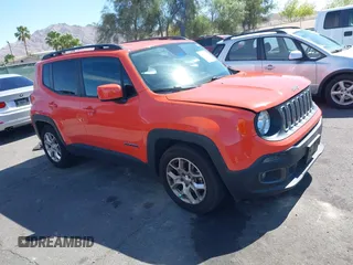 2015 Jeep Renegade Latitude with VIN ZACCJABT7FPC20455, listed as a IAAI auction lot 42250490 with 65,977 mi miles and . Bid and sale history available at DreamBid. Image 1.