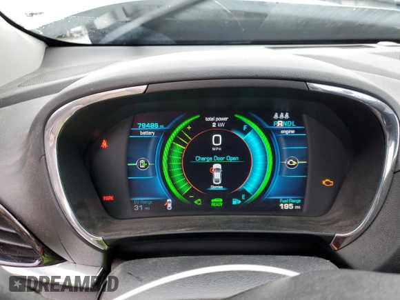 2016 Chevrolet Volt Premier with VIN 1G1RD6S55GU136367, listed as a Copart auction lot 71677002 with 79,486 mi miles. Bid and sale history available at carsss.com. Image 9.